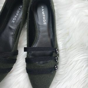 Rampage Olive Flats